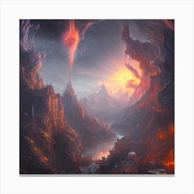 Depths Of Hell Canvas Print