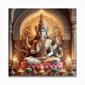 Hindu Goddess 2 Canvas Print