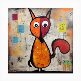 Fox Cute Canvas Print