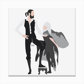 fleetwoodmac, Man And A Woman Canvas Print