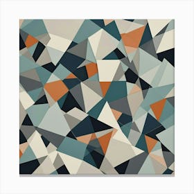 Abstract Triangles Canvas Print