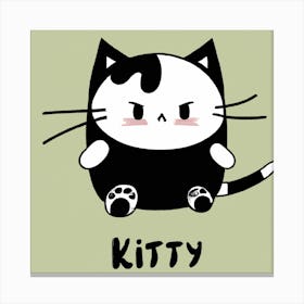 Kitty Canvas Print