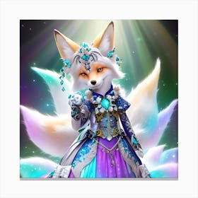 Fairy Fox 6 Canvas Print