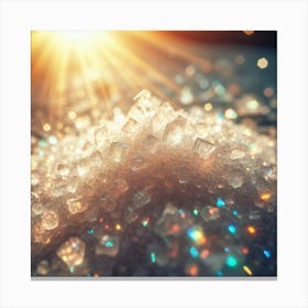 Ice Crystals 1 Canvas Print