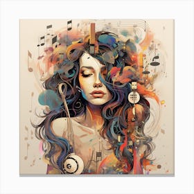 CalmingFacade Music Icon 11 Canvas Print