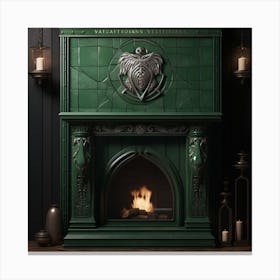 Fireplace 1 Canvas Print