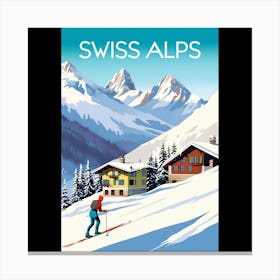 Swiss Alps Canvas Print