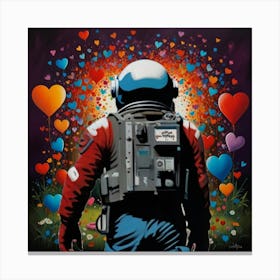 Space love Canvas Print