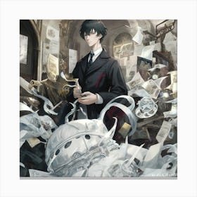 Anime Sherlock  Canvas Print