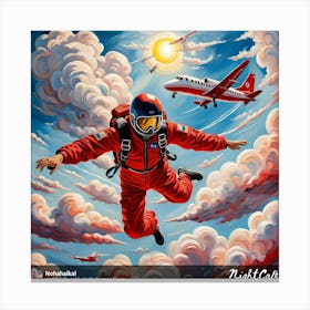 Skydiver 6 Canvas Print