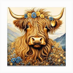 Highland Cow Canvas Print