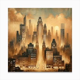 Cityscape 1 Canvas Print