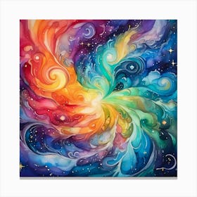 Nebula Painting Canvas Print