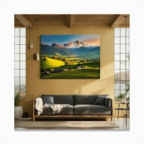 Landscape In The Mountains 1 Canvas Print