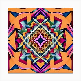 Abstract Mandala 8 Canvas Print