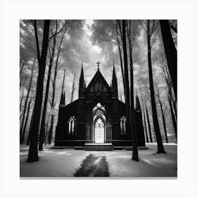 Haunted Church Canvas Print