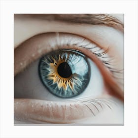 Close Up Of A Woman'S Eye 8 Canvas Print