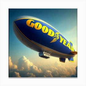 Goodyear Blimp 1 Canvas Print