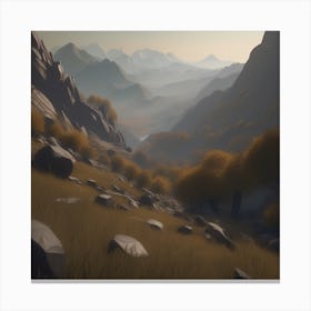 Mountain Landscape 16 Canvas Print