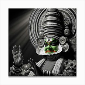 Kerala Dancer Kadhakali Canvas Print