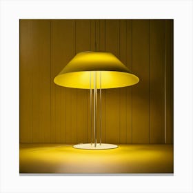 A Logo Of A Yellow Modern Lamp 6 Canvas Print