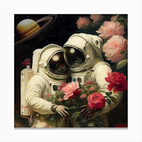 My Space Date Square Canvas Print