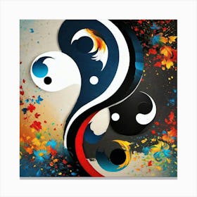 Yin Yang 70 Canvas Print