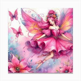 Fairy Flying Canvas Print