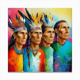 Native Americans 1 Canvas Print