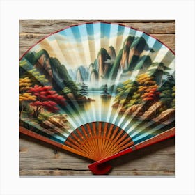 Asian Fan 1 Canvas Print