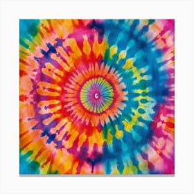 Tie Dye Canvas Print