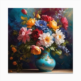 Flowers In A Vase 97 Canvas Print