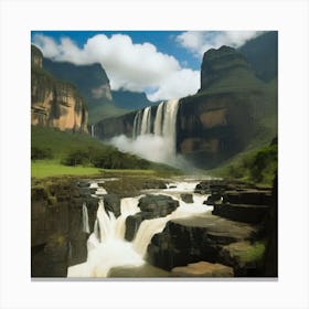 Beautiful Waterfalls Canvas Print