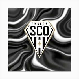 Angers SCO Logo Wall Arts 12 Canvas Print