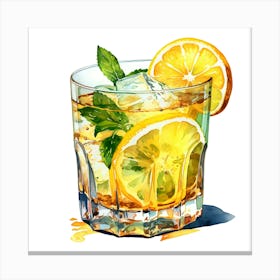 Iced Lemonade Canvas Print