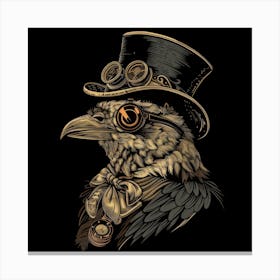 Steampunk Bird Canvas Print