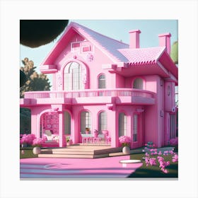 Barbie Dream House (608) Canvas Print