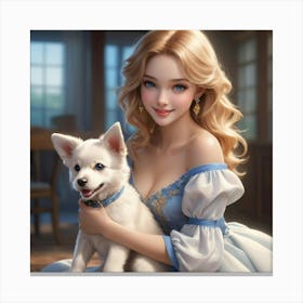 Cinderella 128 Canvas Print