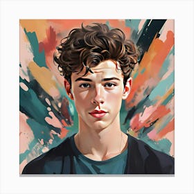 Shawn Mendes Ar3 Canvas Print