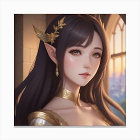 Elf Girl Canvas Print