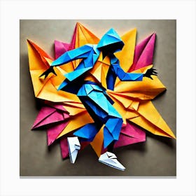 Origami Dancer 116 Canvas Print