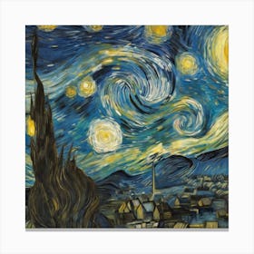 Starry Night 61 Canvas Print