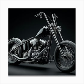 Harley-Davidson Chopper 1 Canvas Print