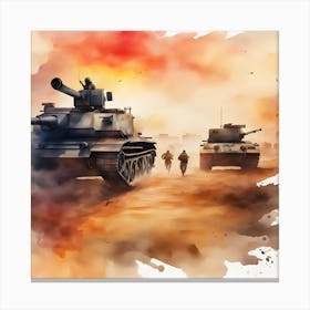 Of Tanks 1 Canvas Print
