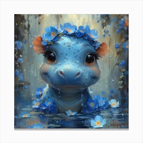 Hippo 2 Canvas Print