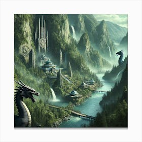 A Remote And Strategic Location For The Kaiju Cont Canvas Print