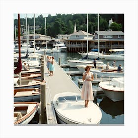 The Old Marina ~Reality Reimagined 12 Canvas Print