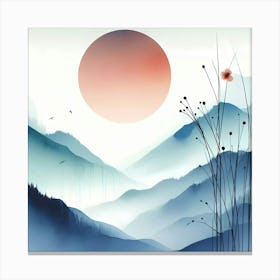 Asian Landscape 16 Canvas Print