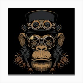 Steampunk Monkey 31 Canvas Print