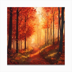 Autumn Path 3 Canvas Print